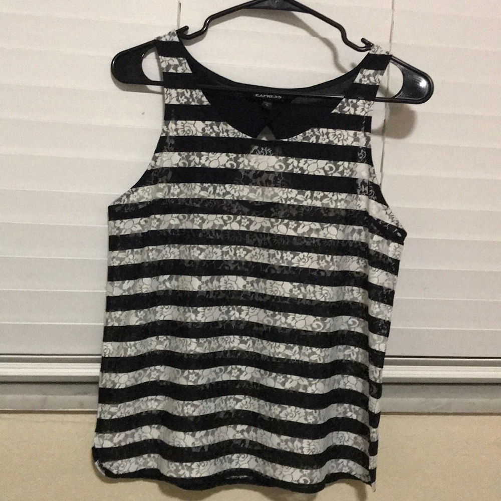 Express striped top